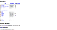 Desktop Screenshot of debian.proxad.net